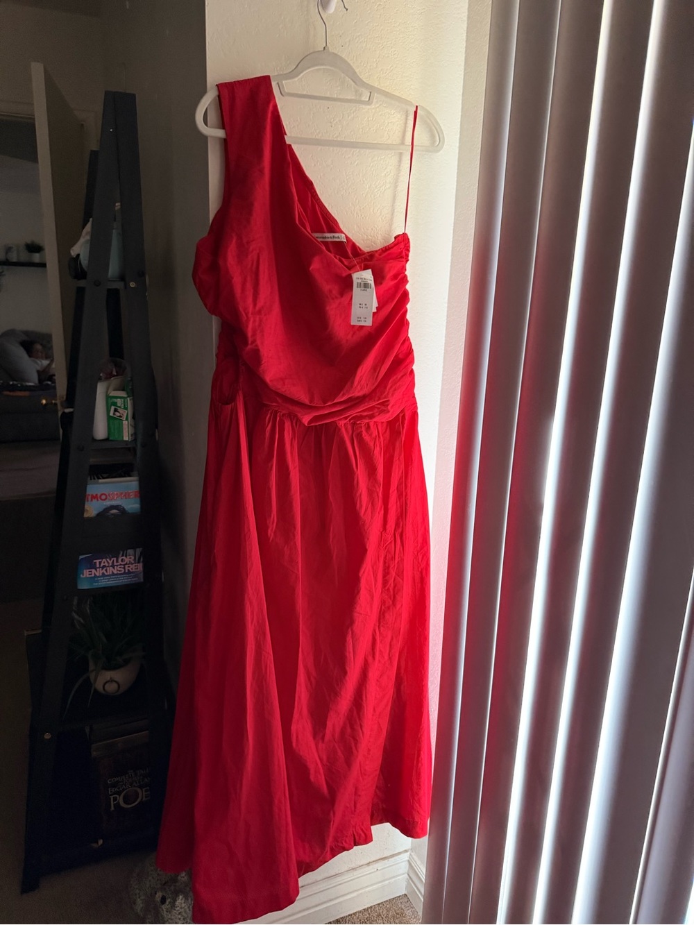 NWT Abercrombie One Shoulder Maxi Dress ❤️ - Picture 5 of 13
